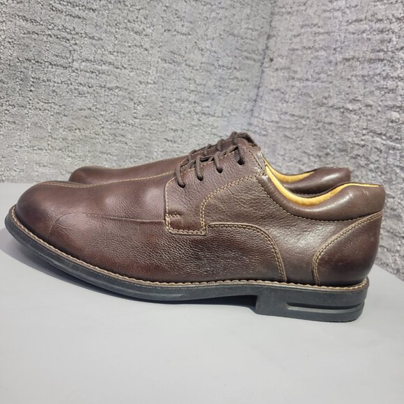 Jos. A. Bank Men\'s Size 11.5D Brown Leather Lined Lace Up Oxford Dress Shoes main image 13